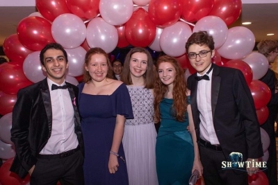 Iona and friends at the annual Medicine Society ball.