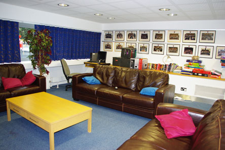 Photo of the MCR Common Room, Christ's College