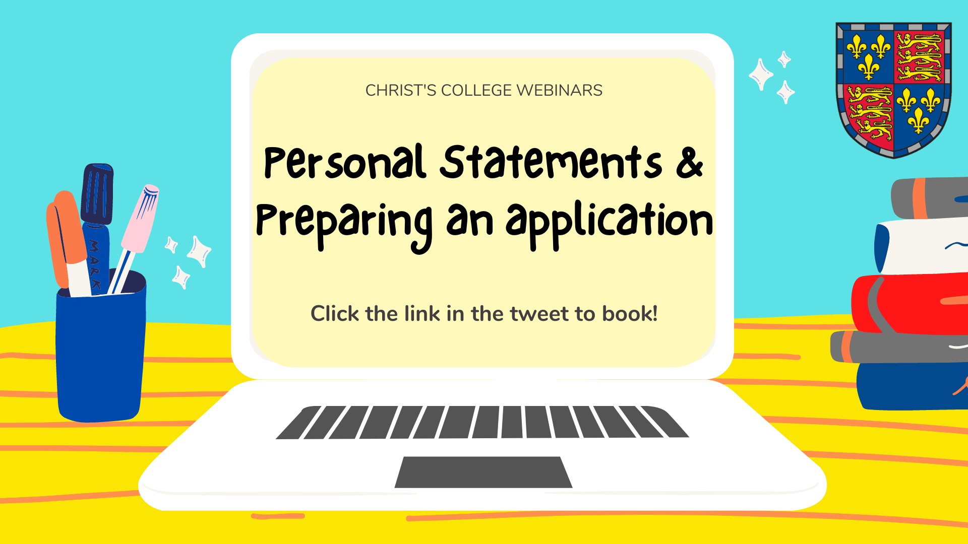 Personal statements webinar poster