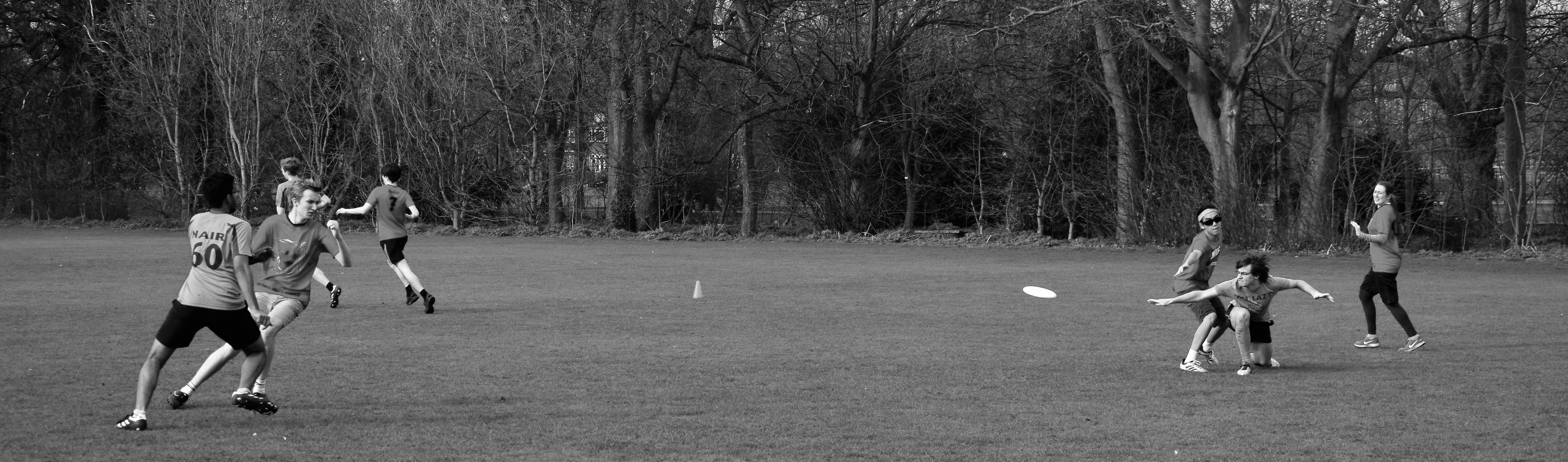Ultimate frisbee game
