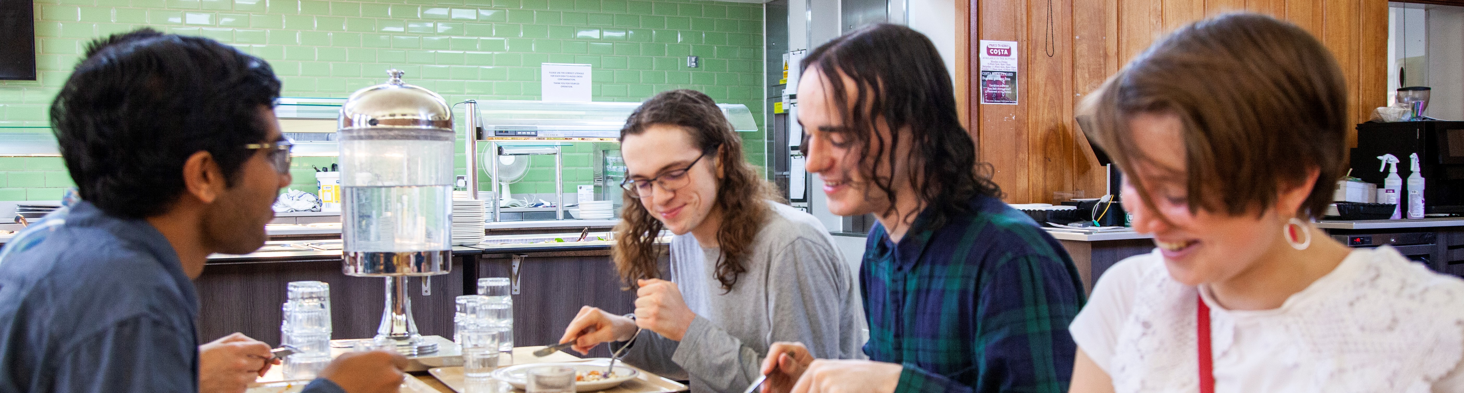 Students in canteen