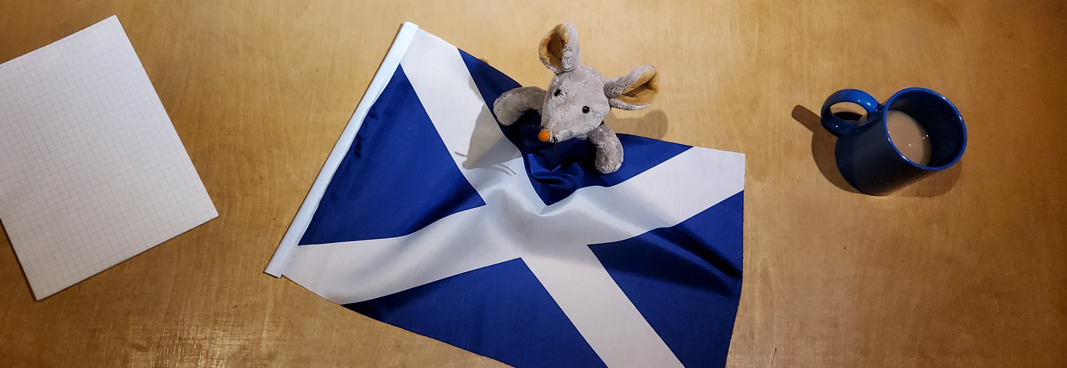 Mouse with Scotland flag