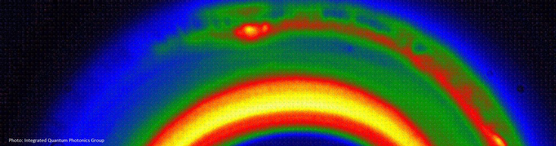 Bright coloured image of photon
