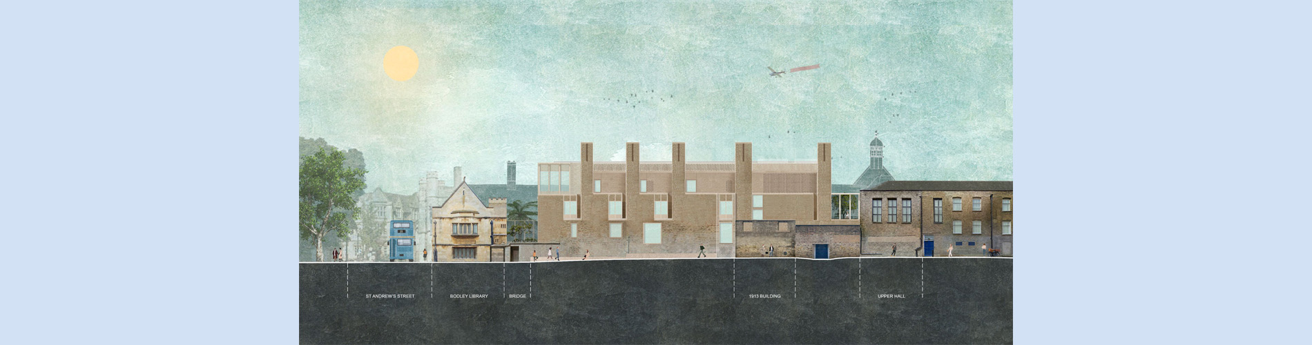 Elevation view of Christ's Lane