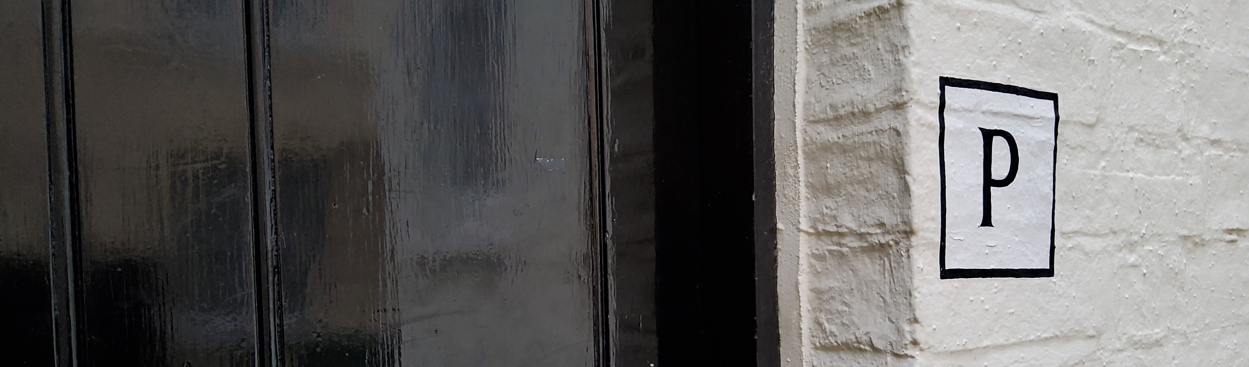 P staircase entrance