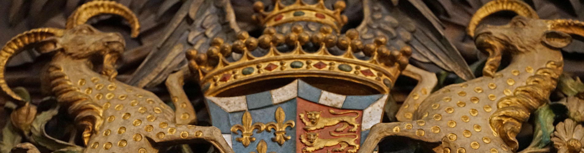 Detail of College crest