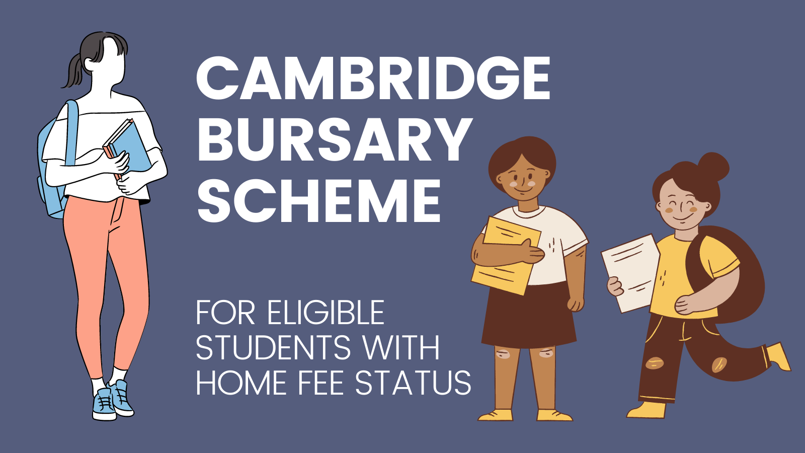 Cambridge Bursary poster