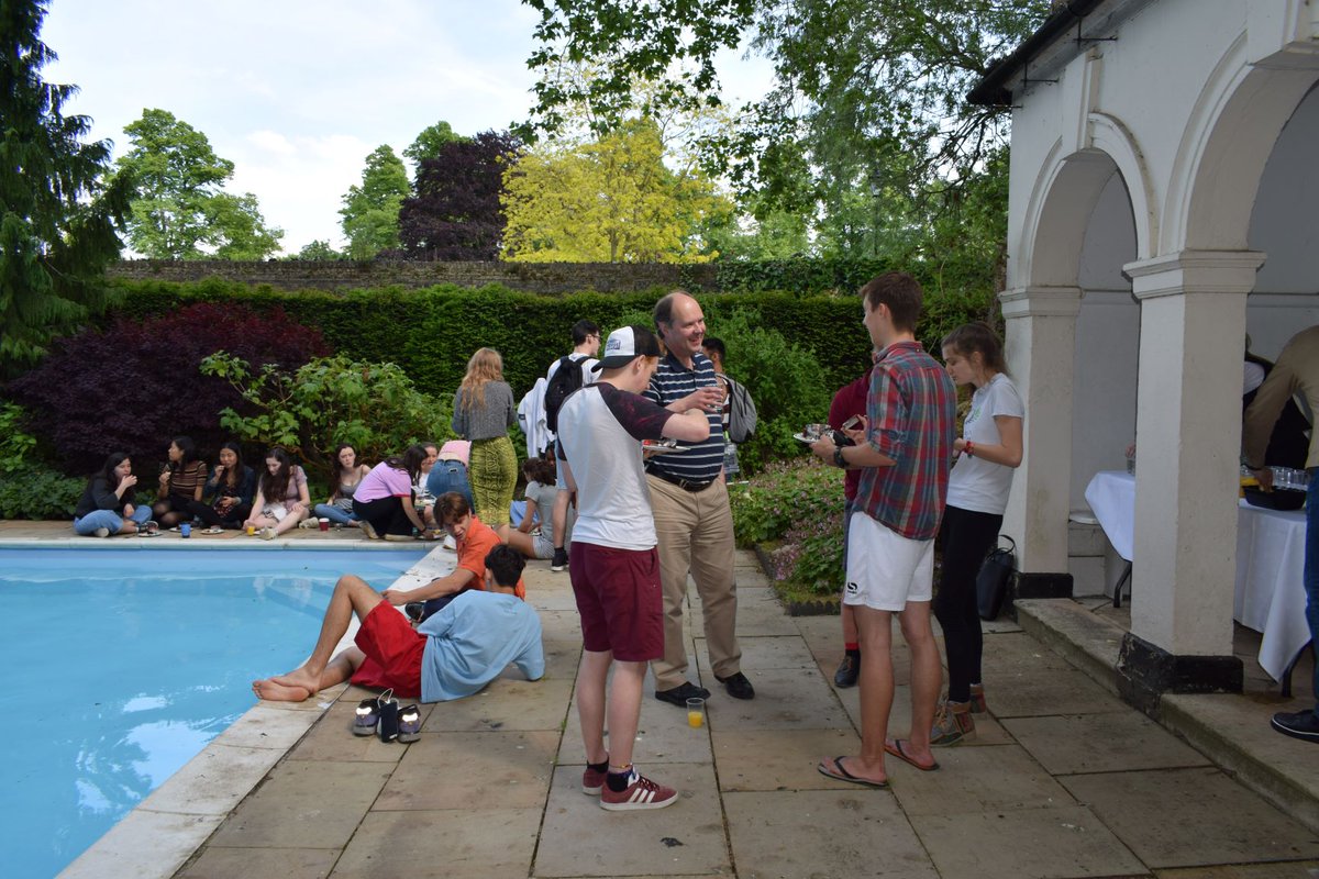 People at party by the side of the pool