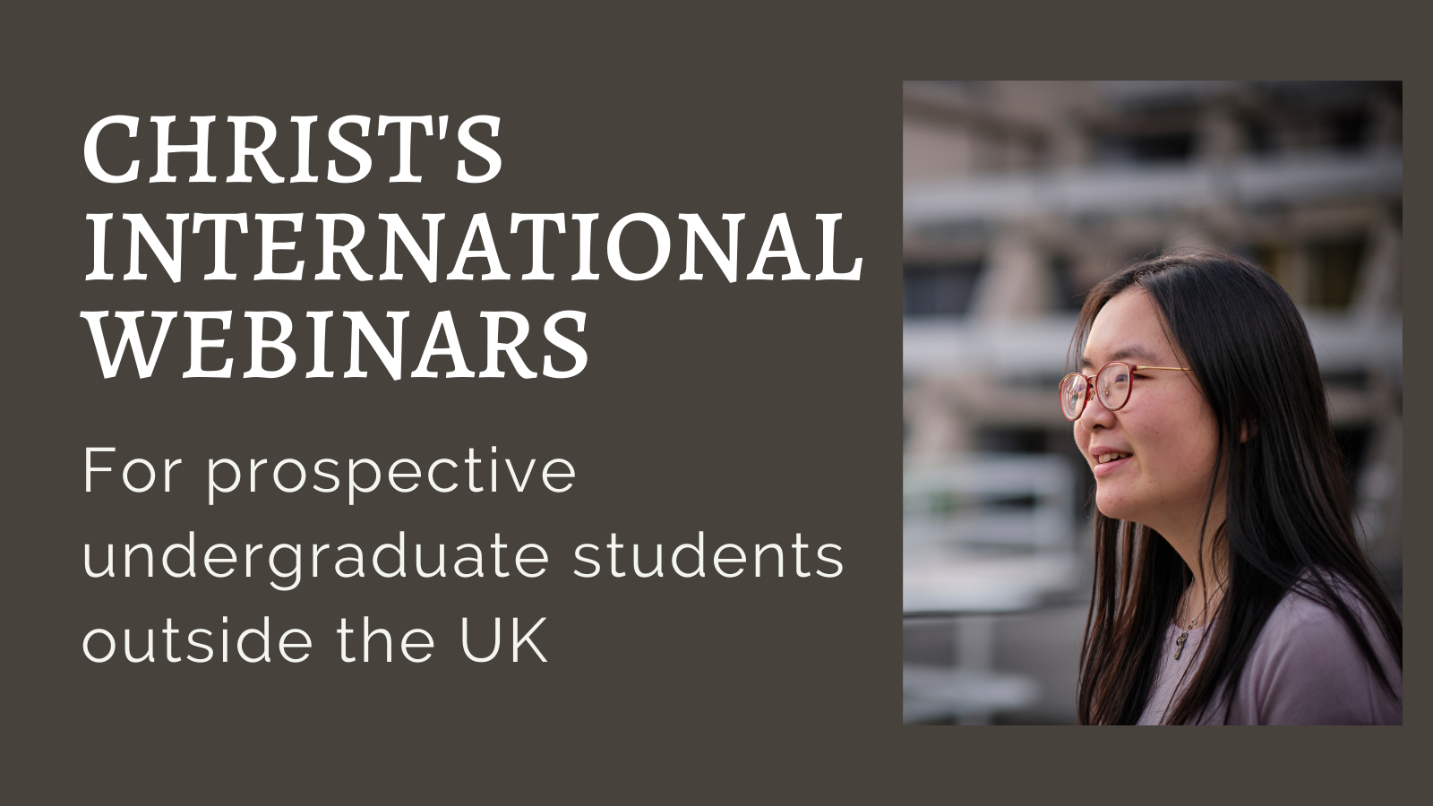 International Webinars poster