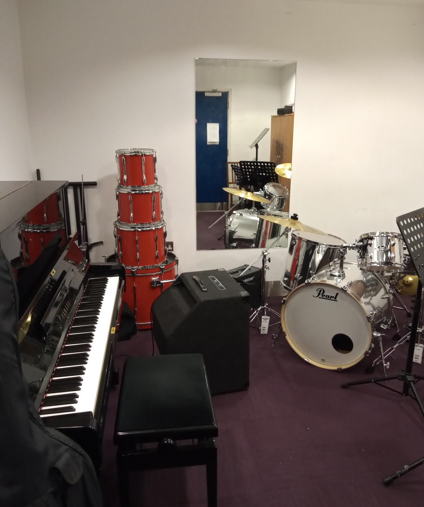 Music practice room