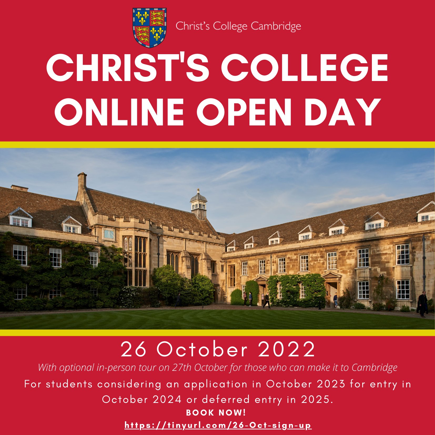 Open Day poster