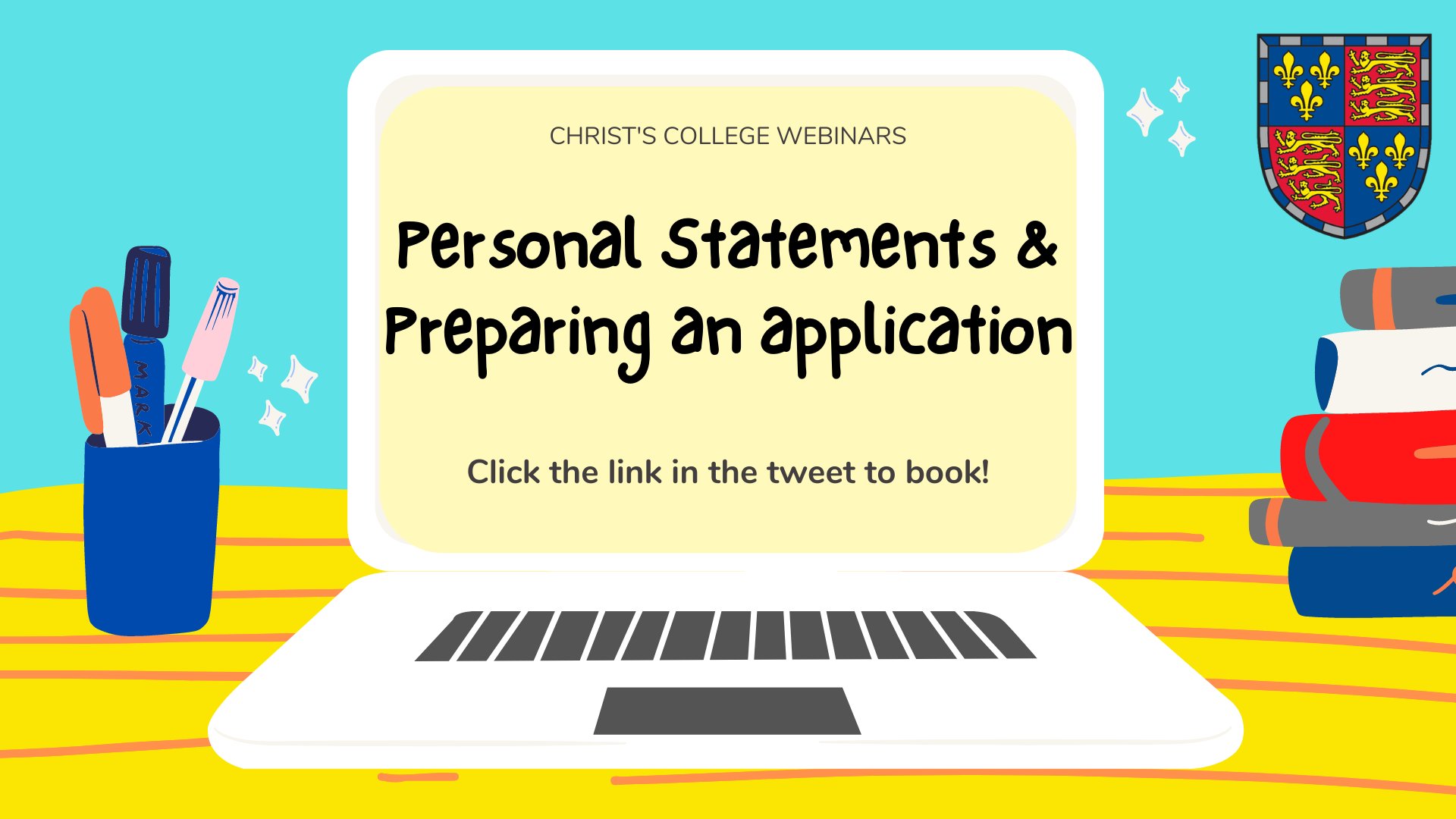 Personal Statements webinar poster