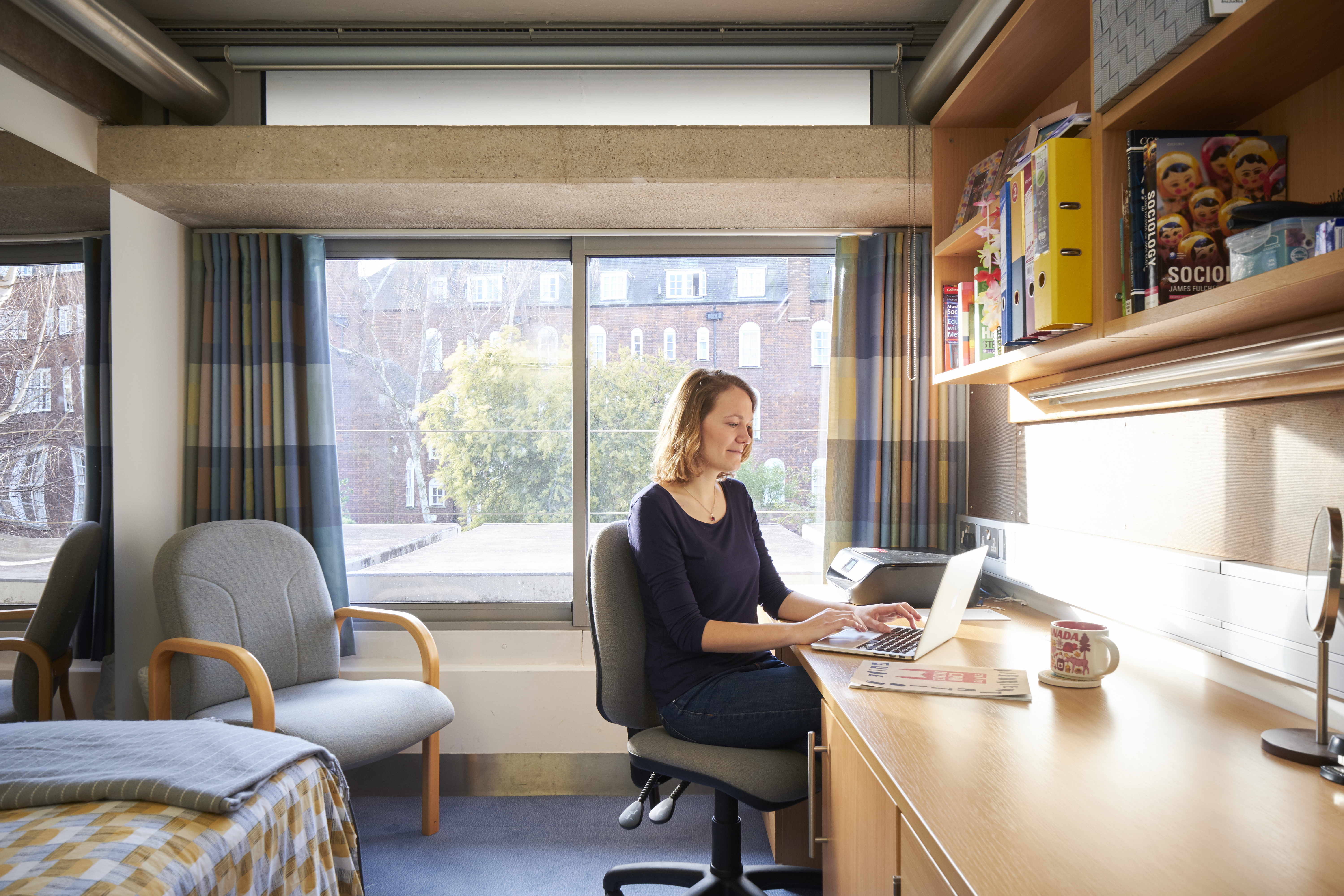 Student at laptop
