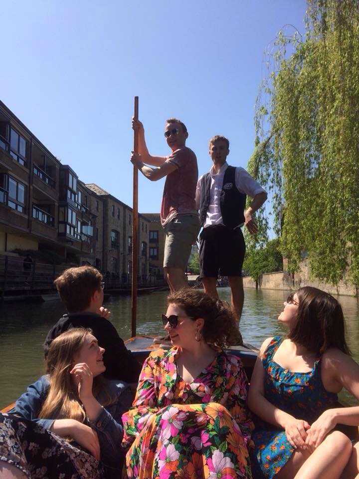 Punting on the river Cam