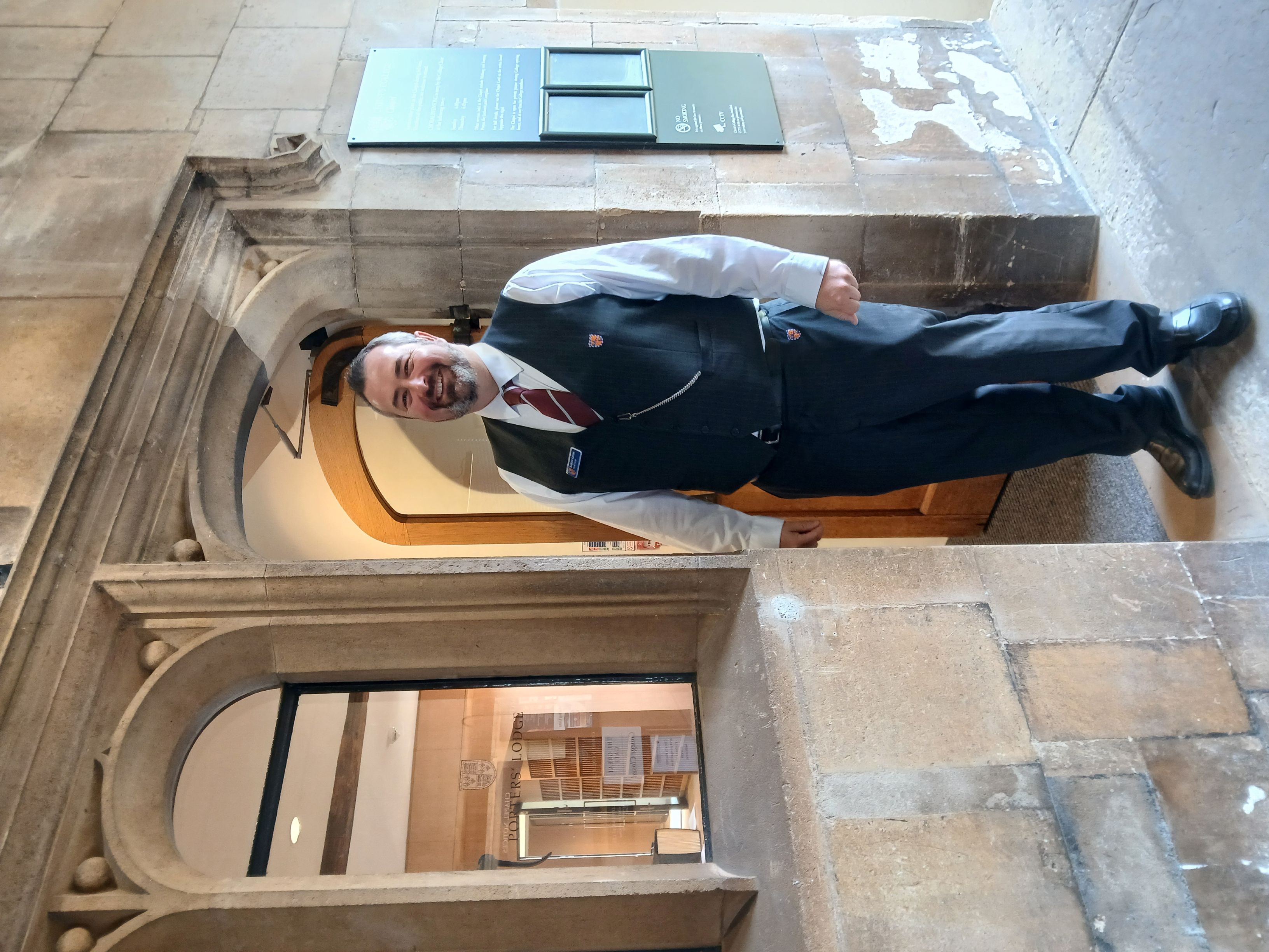 Full length portrait of Andrew Catton