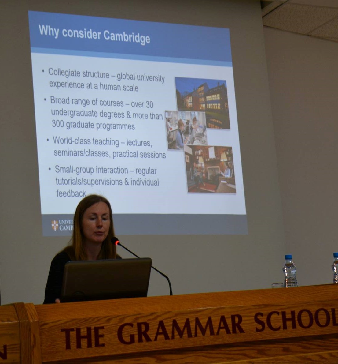 Christ's College, Cambridge talk at The Grammar School of Nicosia Cyprus