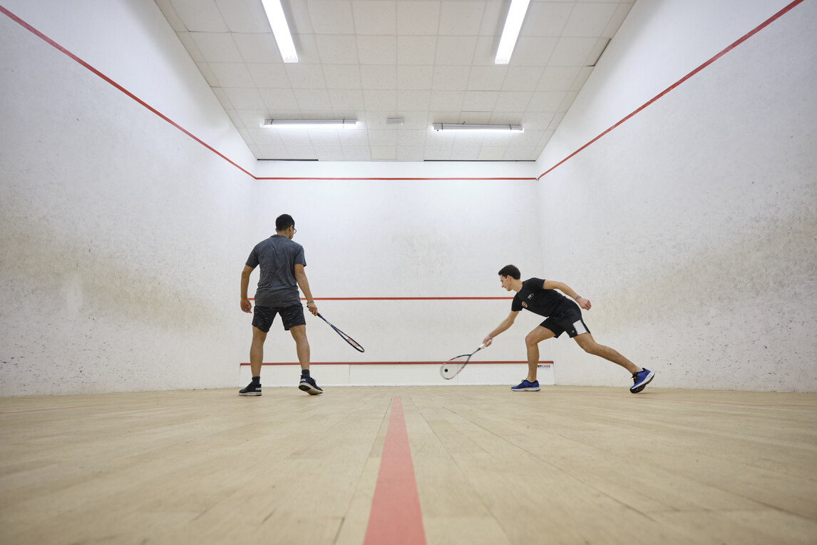 Christ's College Cambridge squash court