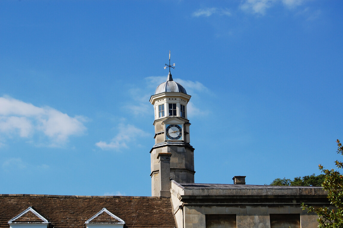 Bell tower and blue sky