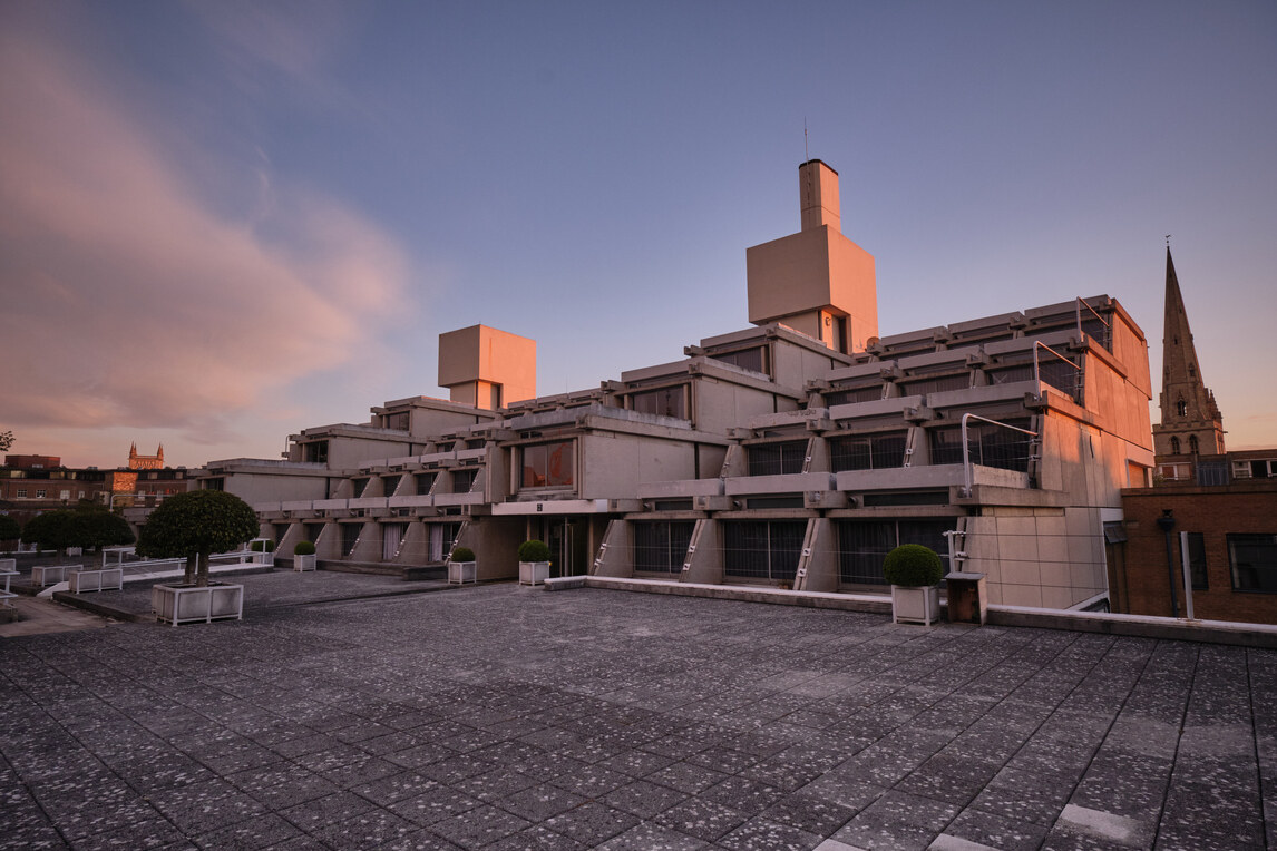 New Court at sunrise