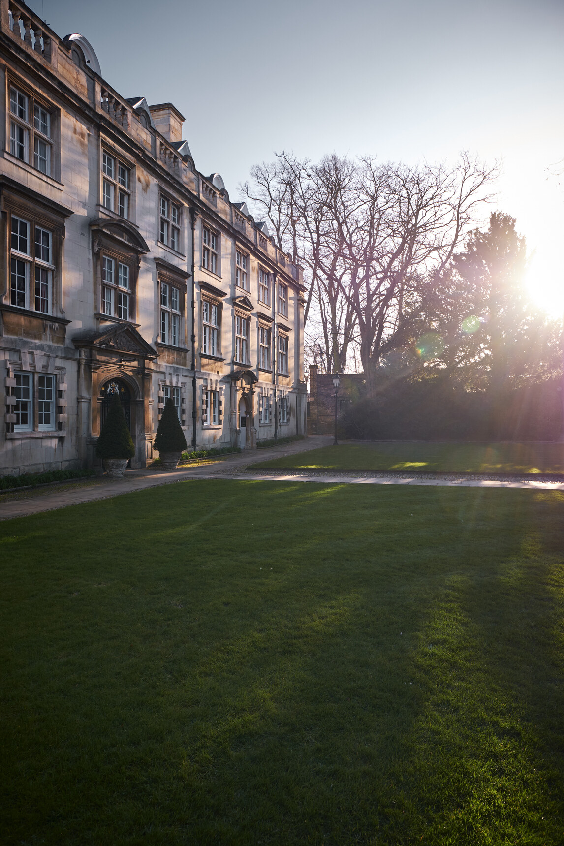 The Fellows Building in early morning sun