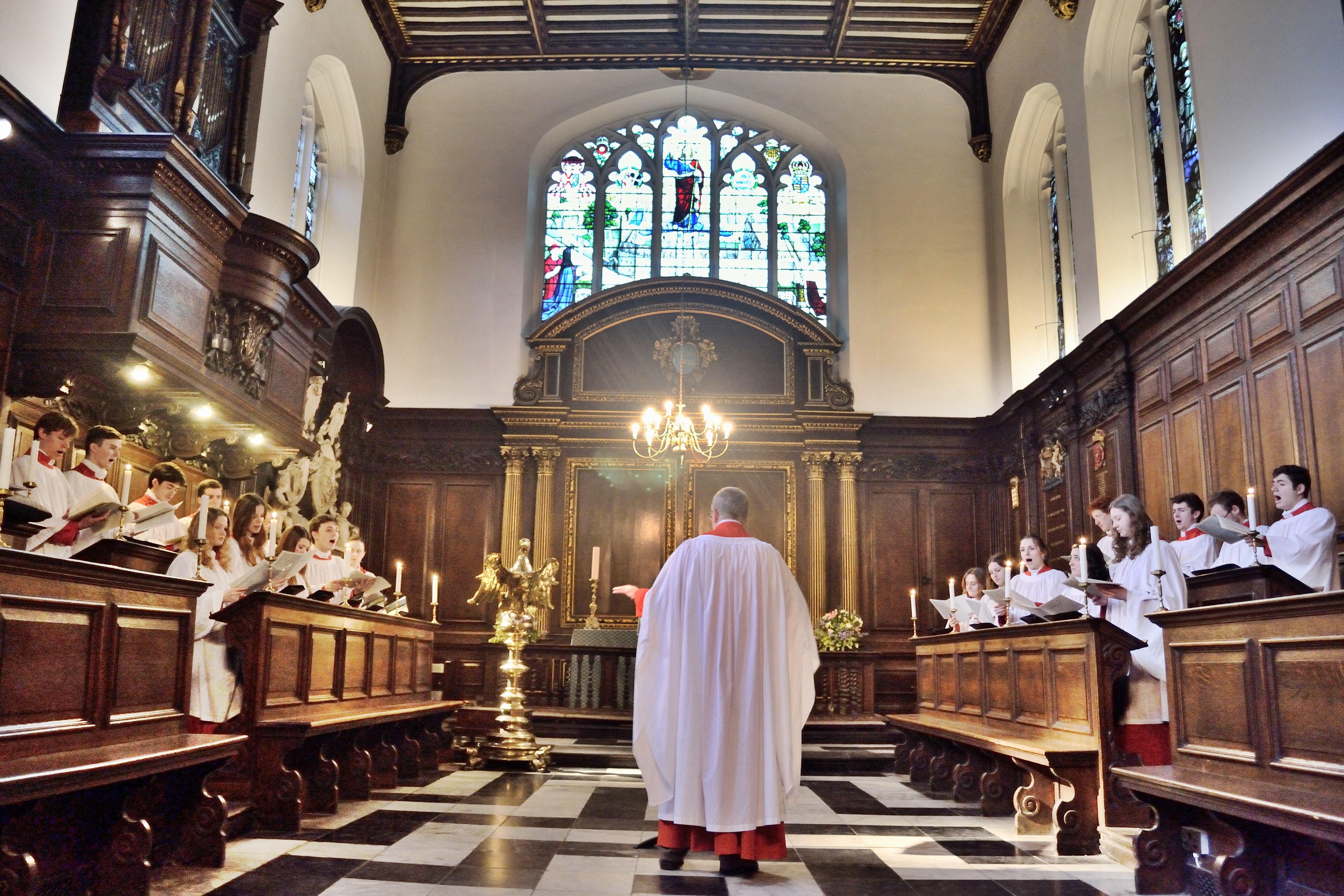 Choir in rehearsal