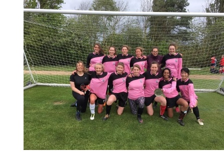 The ladies' football team of Christ's College, Cambridge.