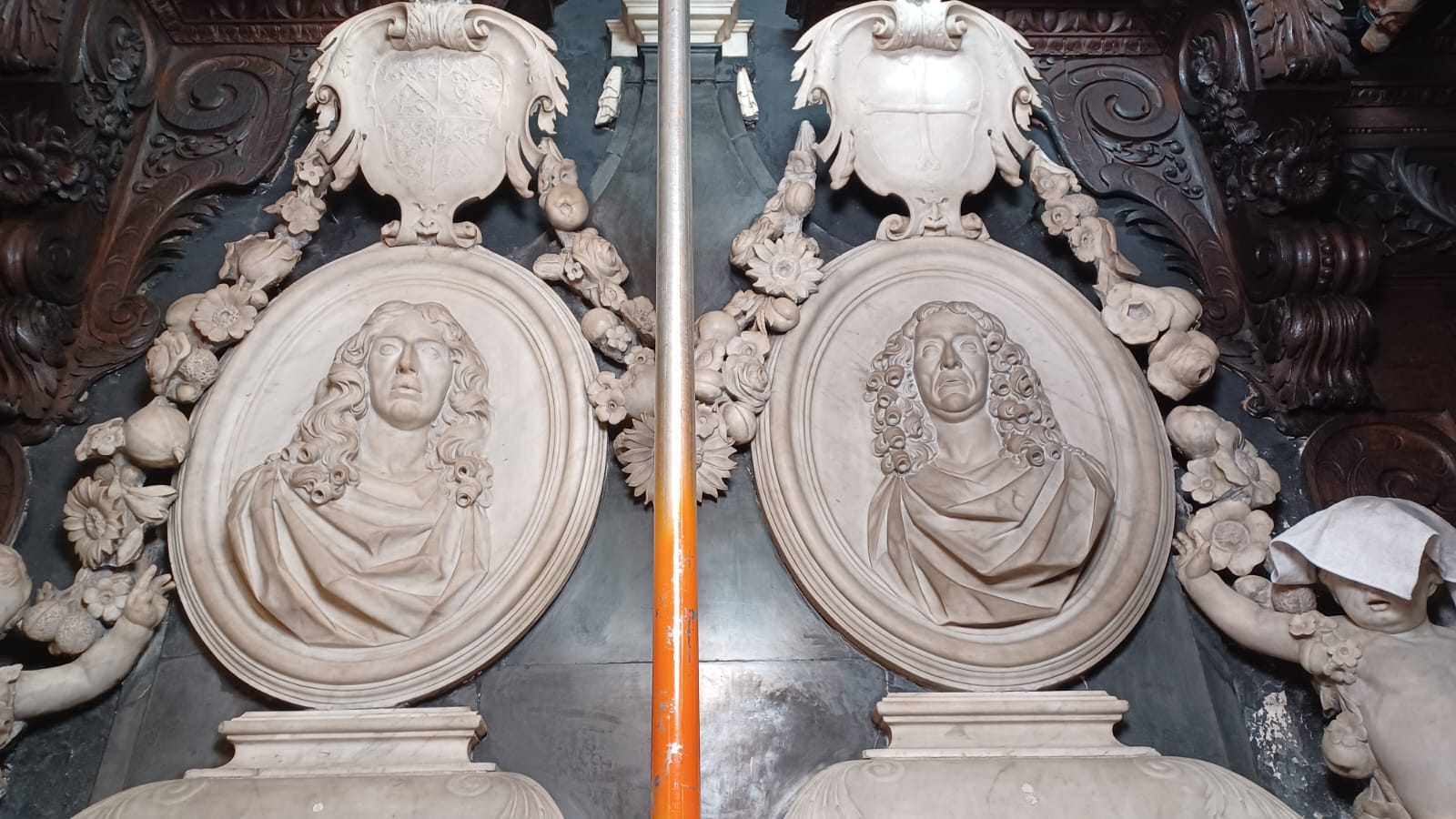 Portraits before and after conservation