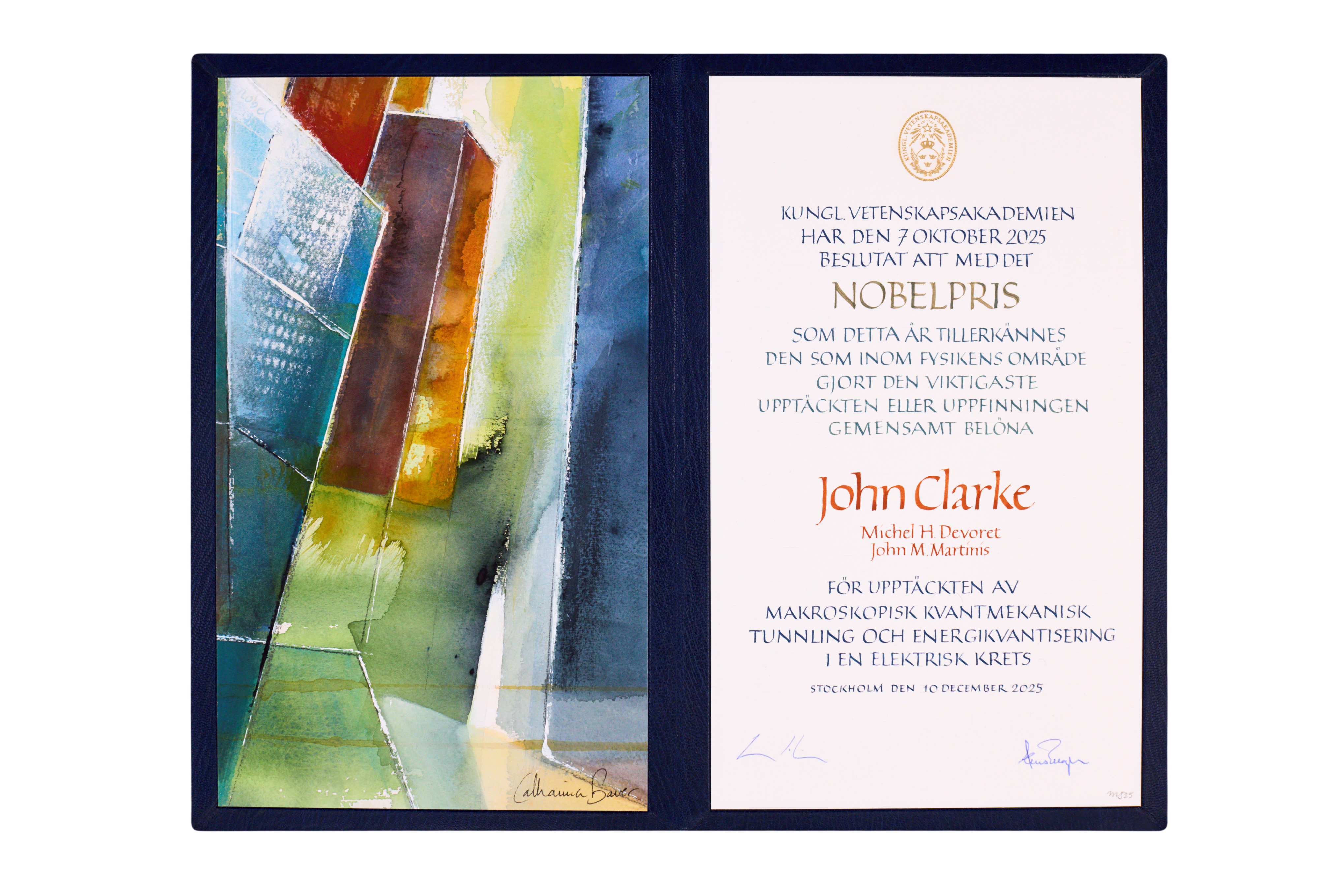 Nobel diploma