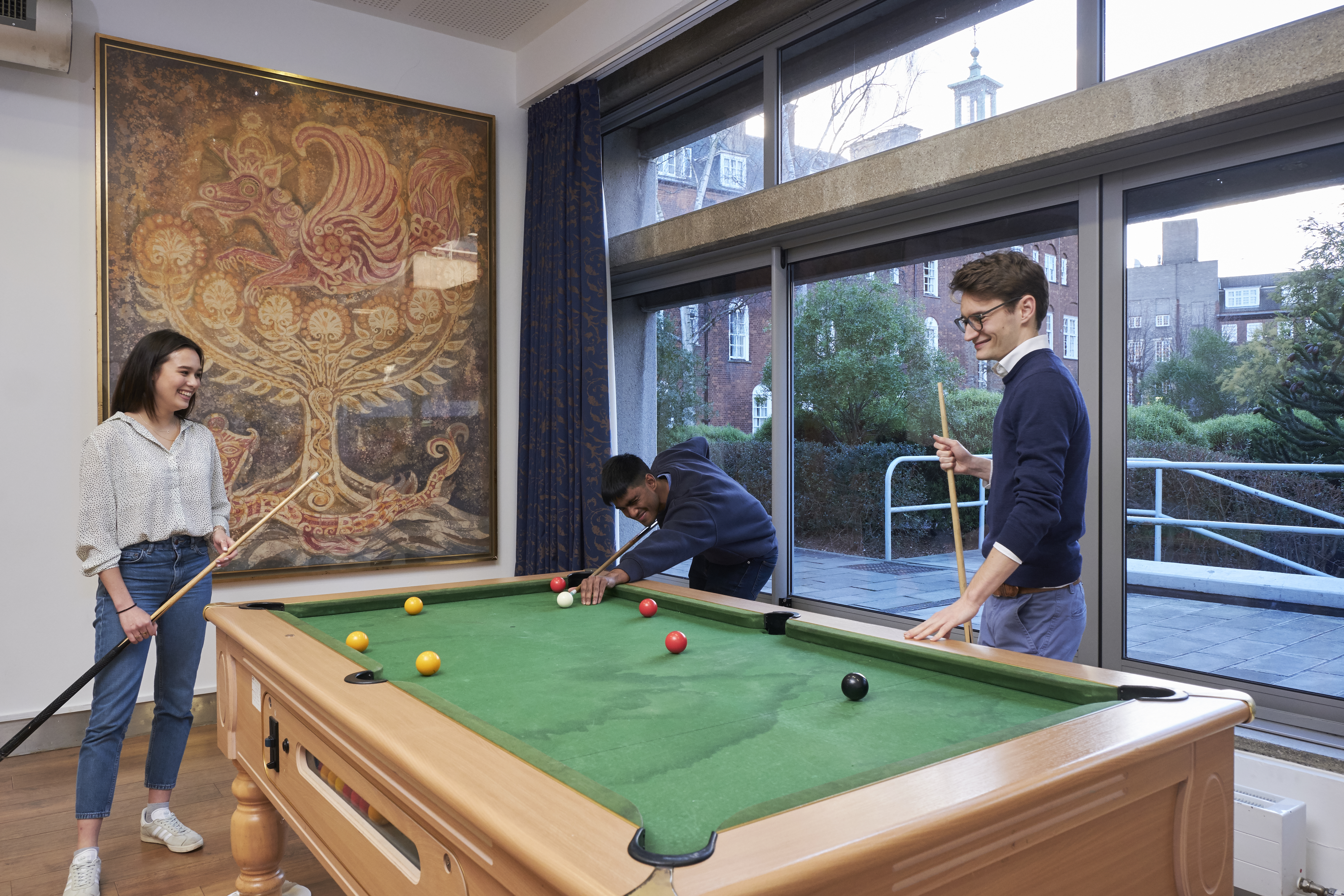 Using the pool table in the JCR