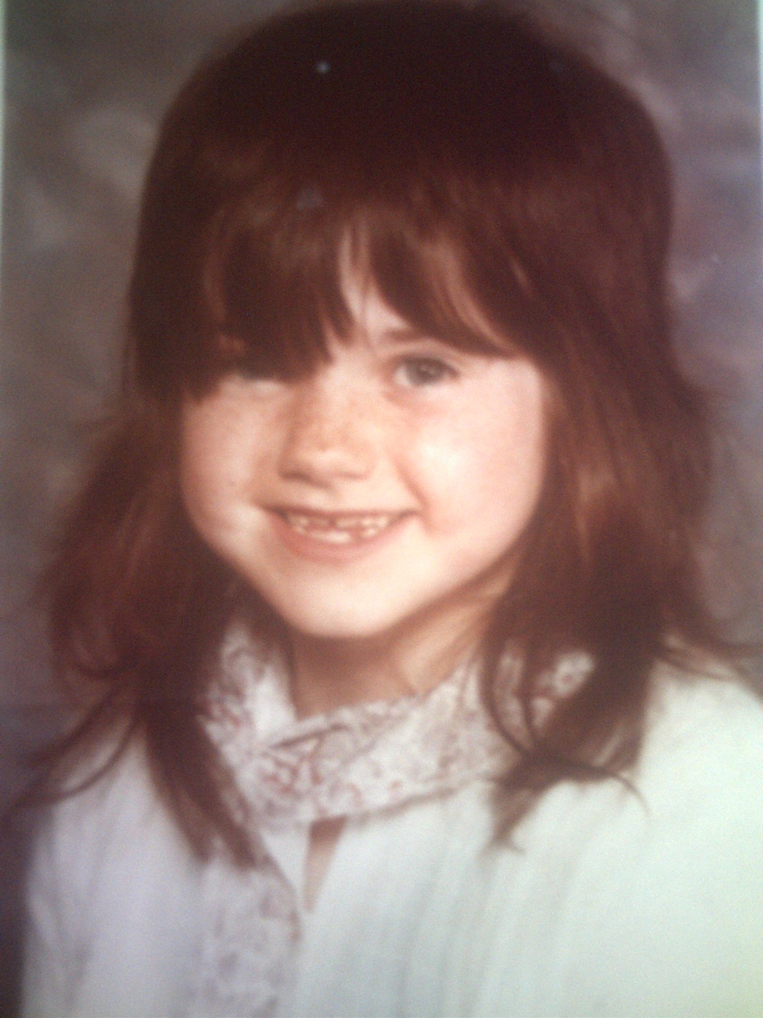 Lisa as a school pupil