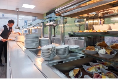 Upper Hall (canteen) at Christ's College, Cambridge.