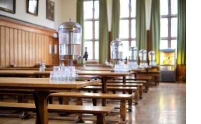 Upper Hall, the canteen of Christ's College, Cambridge