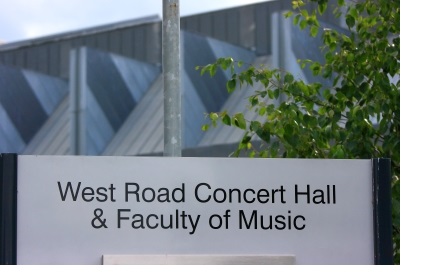 The West Road Concert Hall and Faculty of Music, Cambridge.