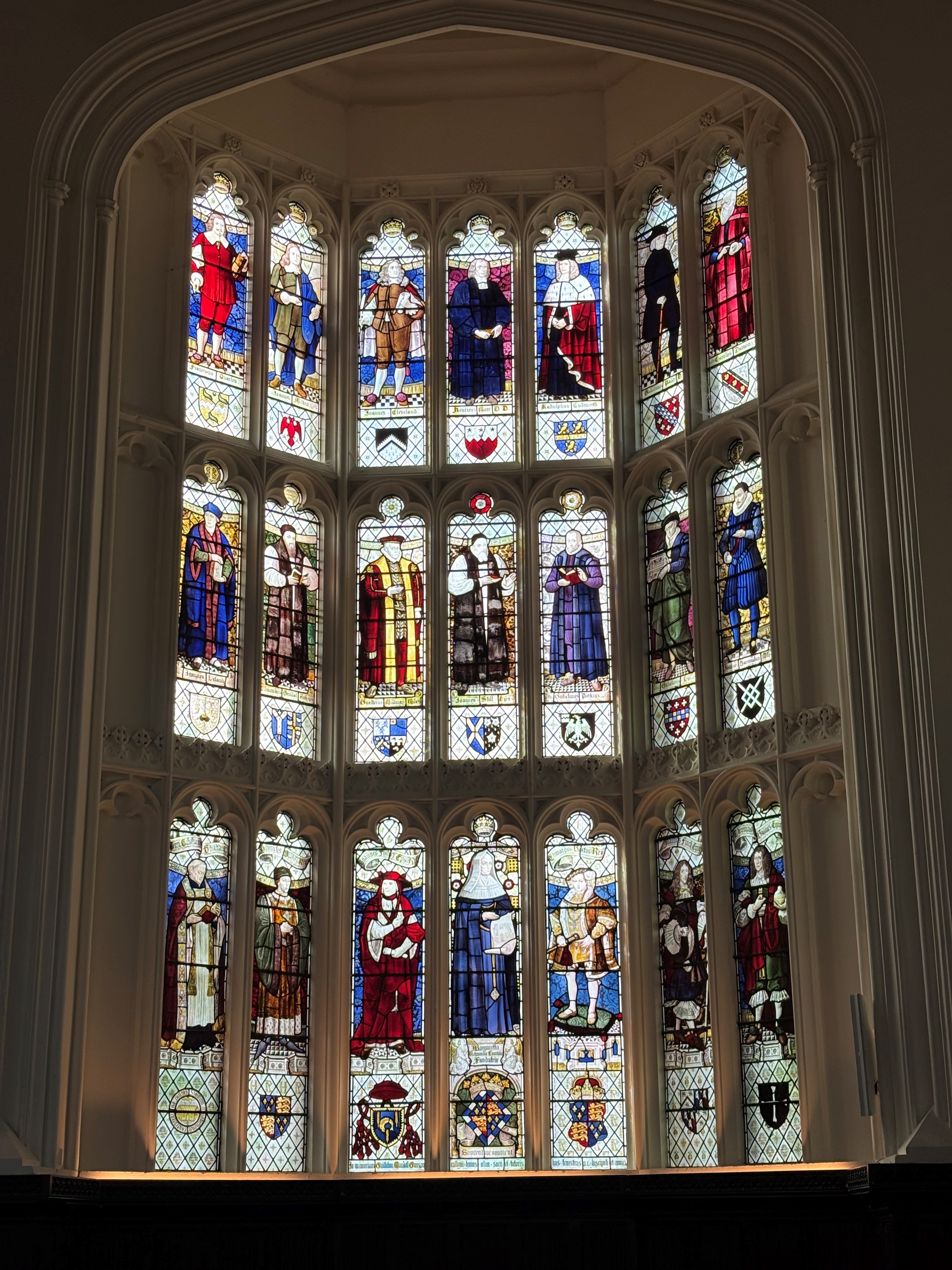 West Oriel Window in the Hall of Christ's College