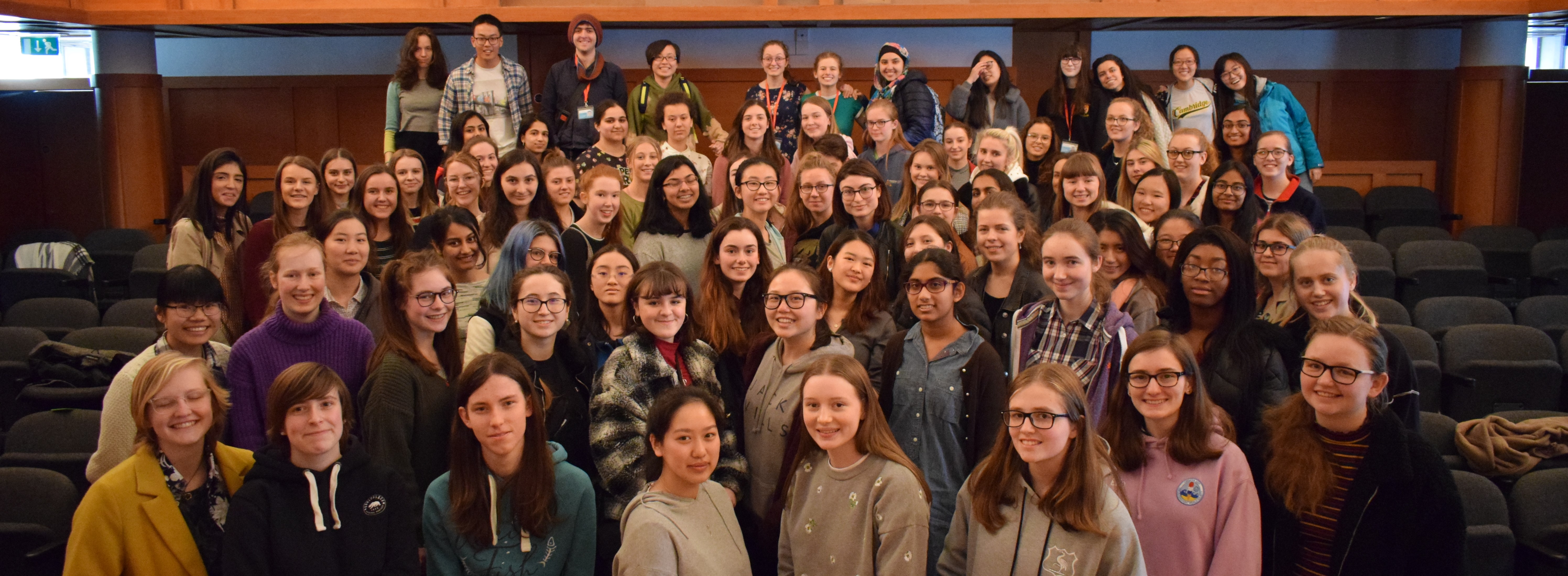 Women in Maths group photo, Cambridge University