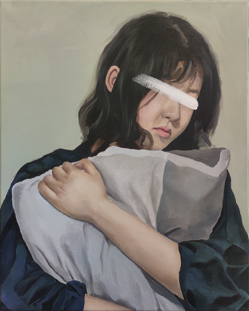 Ziyi Zhu,'Untouchable' Oil on canvas 40cm x 50cm