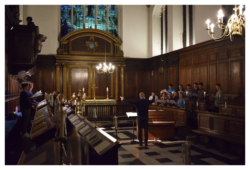 Christ's College choir practice