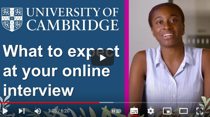 Title of film: What to expect at your online interview
