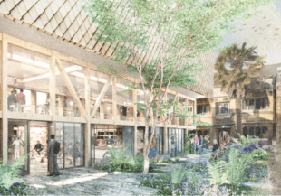 Artist's view of Bath Court