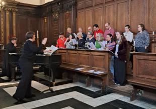 Group of people singing