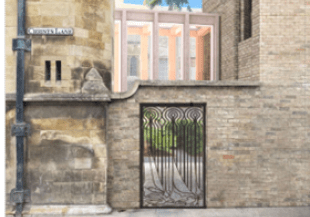 Artist's impression of the new gate