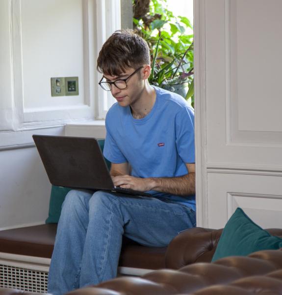 Person on laptop