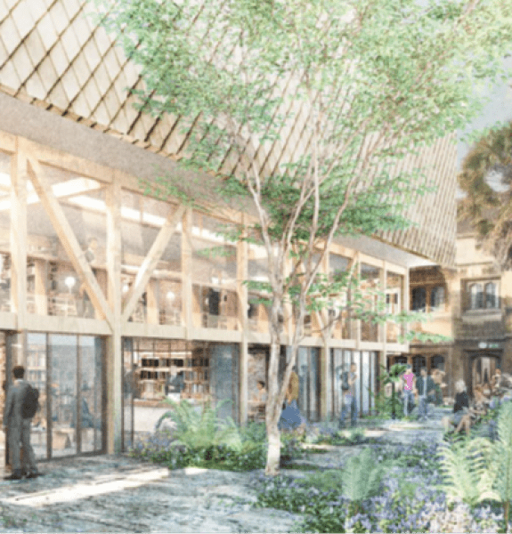 Artist's view of Bath Court