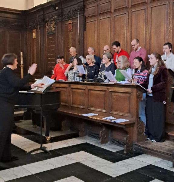 Group of people singing