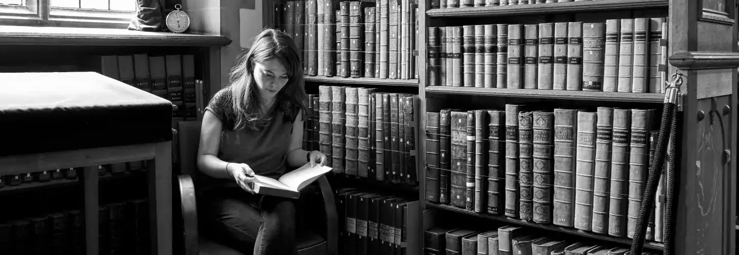 Reading in the Old Library