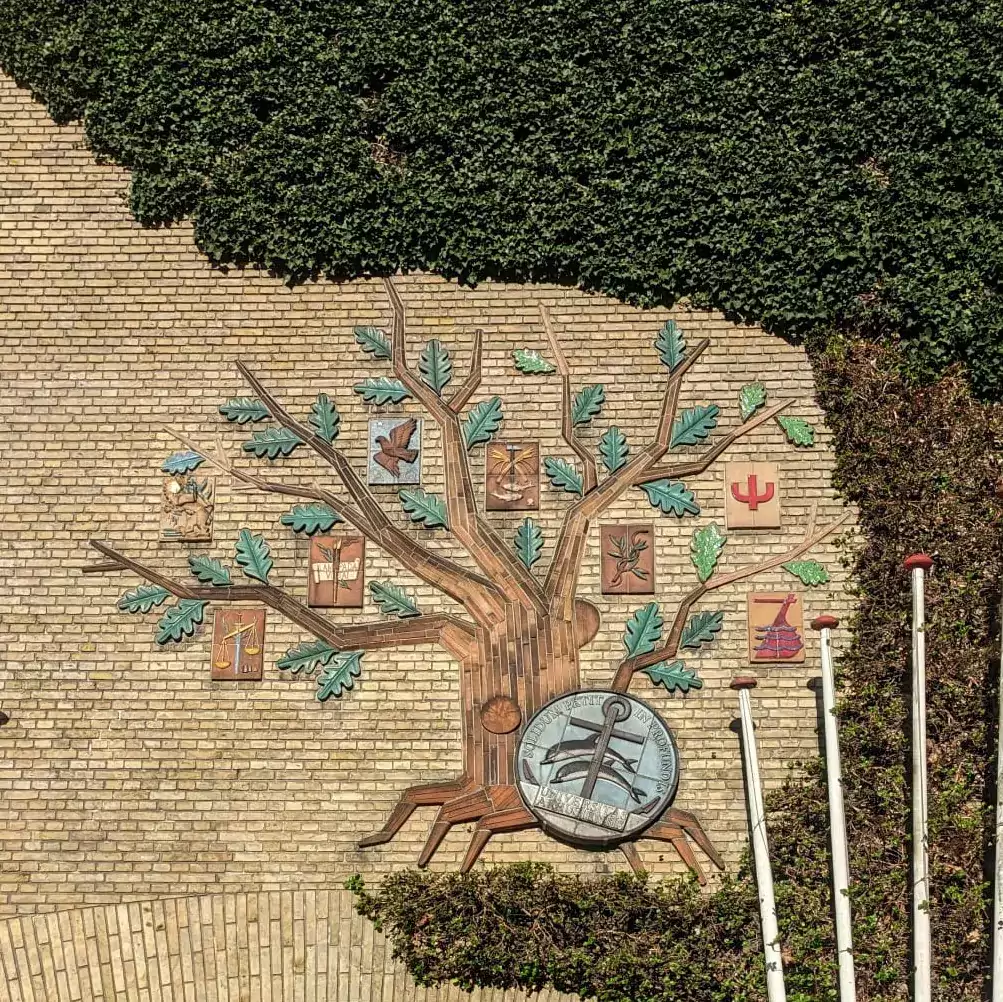 Mural of a tree