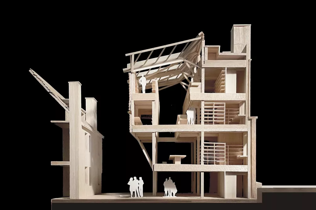 3D Model of the new library project